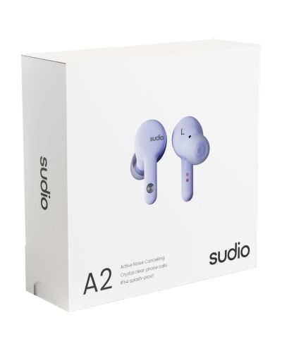 Bežične slušalice Sudio - A2, TWS, ANC, ljubičaste - 7