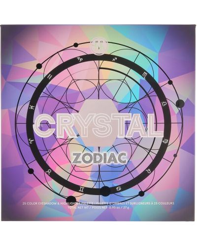 BH Cosmetics Paleta sjenila i highlightera Crystal Zodiac, 25 boja - 2