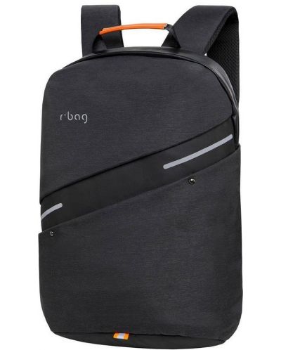 Poslovni ruksak za laptop R-bag -  Bunker Black, 15" - 1