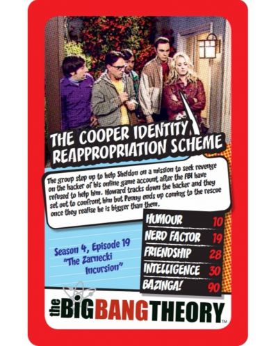 Kartaška igra Top Trumps - The Big Bang Theory - 2