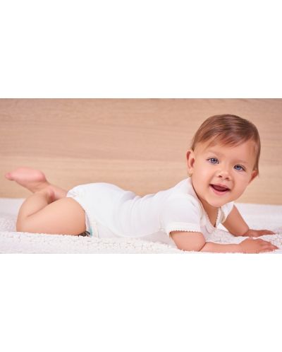 Bodi kratkih rukava Bio Baby - organski pamuk, 68 cm, 4-6 mjeseci, bijeli - 4