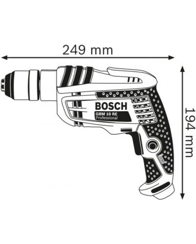 Bušilica Bosch - Professional GBM 10 RE, 600W - 2