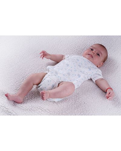 Bodi kratkih rukava Bio Baby - Organski pamuk, 62 cm, 3-4 mjeseca, plavi - 3