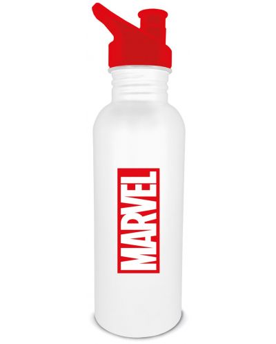Boca za vodu Pyramid Marvel: Marvel Logo (White), 700 ml - 1