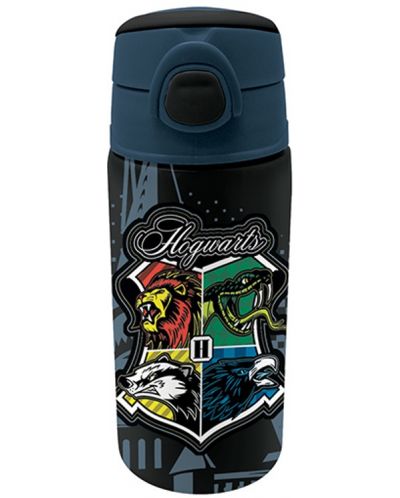 Boca za vodu Graffiti Harry Potter - Hogwarts, sa slamkom, 500 ml - 1