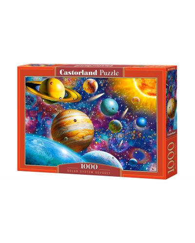 Puzzle Castorland od 1000 dijelova - Odiseja Sunčevog sustava - 1