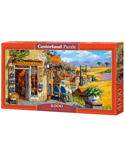 Panoramska slagalica Castorland od 4000 dijelova - Boje Toskane - 1