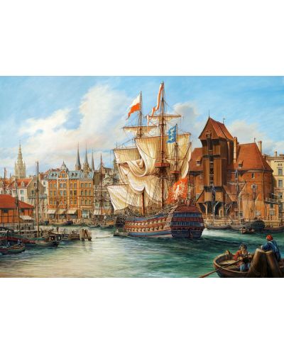 Puzzle Castorland od 1000 dijelova - Stari Gdanjsk, Poljska - 2