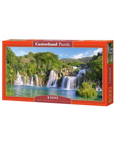 Panoramska zagonetka Castorland od 4000 dijelova - Slapovi u Krki, Hrvatska - 1