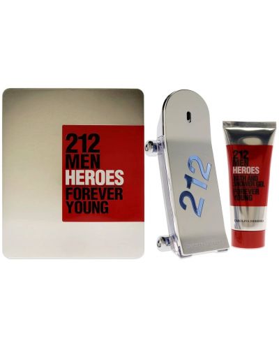Carolina Herrera Set 212 Men Heroes - Toaletna voda i gel za tuširanje, 90 + 100 ml - 1