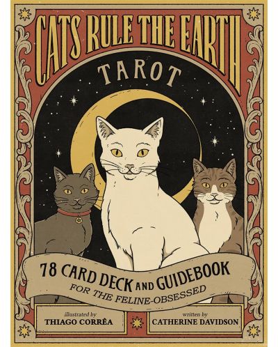 Cats Rule the Earth Tarot: 78-Card Deck and Guidebook for the Feline-Obsessed - 1