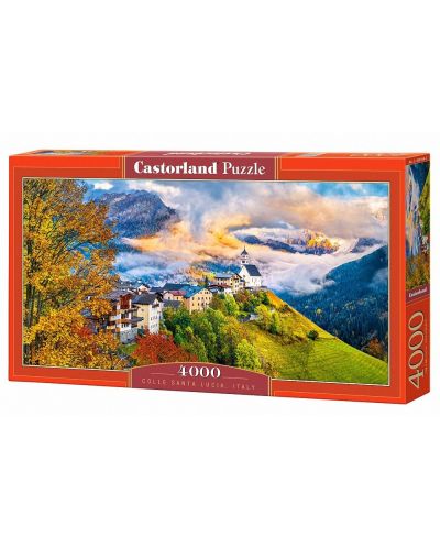 Panoramska zagonetka Castorland od 4000 dijelova - Kole Santa Lucia u Italiji - 1