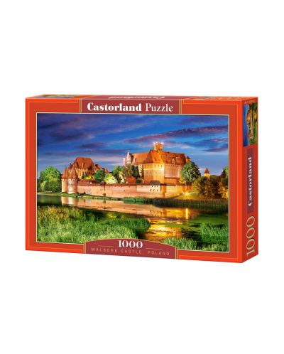 Puzzle Castorland od 1000 dijelova - Dvorac Malbork u Poljskoj - 1