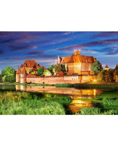 Puzzle Castorland od 1000 dijelova - Dvorac Malbork u Poljskoj - 2
