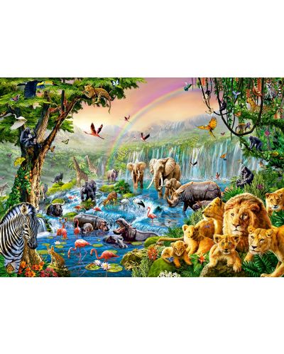 Puzzle Castorland od 500 dijelova - Rijeka u džungli - 2