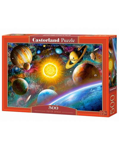 Puzzle Castorland od 500 dijelova - Svemirski prostor - 1