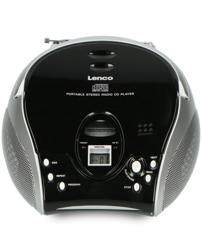 CD player Lenco - SCD-24, crni/srebrni - 2