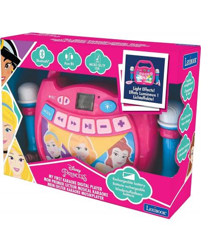 CD player Lexibook - Disney Princess MP320DPZ, ružičasto/plavi - 3