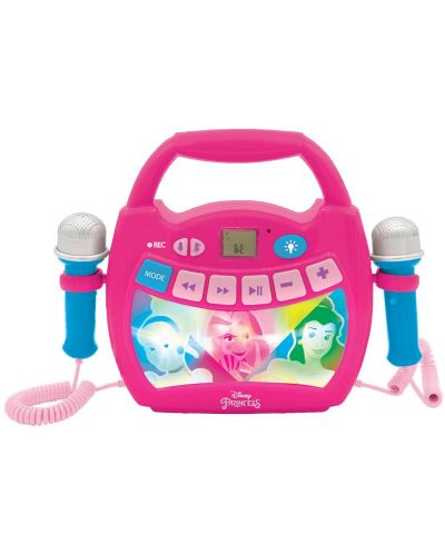 CD player Lexibook - Disney Princess MP320DPZ, ružičasto/plavi - 1