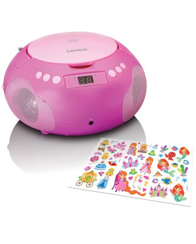CD player Lenco - SCD-625PK, ružičasti - 6