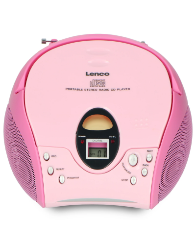 CD player Lenco - SCD-24, ružičasti - 2