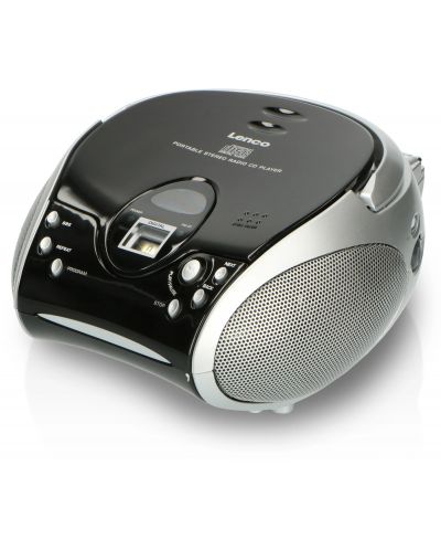 CD player Lenco - SCD-24, crni/srebrni - 1
