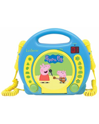 CD player Lexibook - Peppa Pig RCDK100PP, plavo/žuti - 1