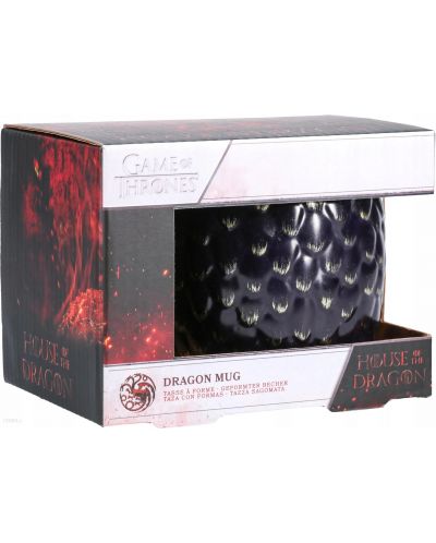 Šalica 3D Paladone Television: House Of The Dragon - Dragon Egg, 500 ml - 4