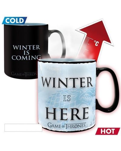 Šalica s toplinskim učinkom ABYstyle Television:  Game Of Thrones - Winter is here - 2