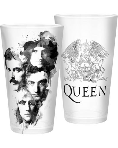 Čaša za vodu GB eye Music: Queen - Faces, 400 ml - 2