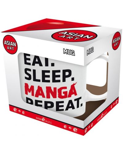 Šalica The Good Gift Humor: Adult - Eat, Sleep, Manga, Repeat - 4