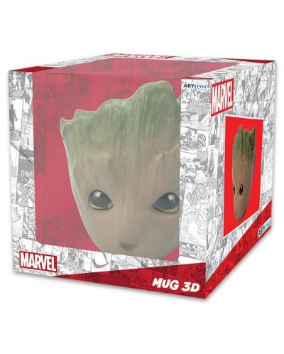 Šalica 3D ABYstyle Marvel: Guardians of the Galaxy - Groot - 3