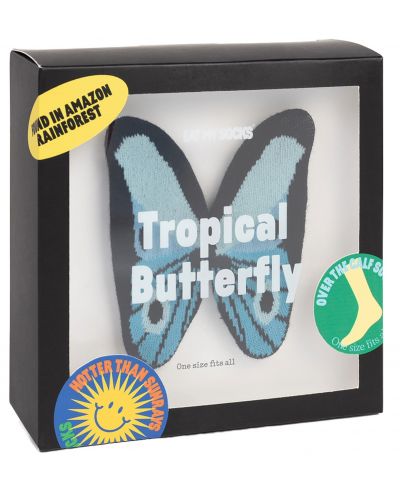 Čarape Eat My Socks - Tropical Butterfly, Blue - 1