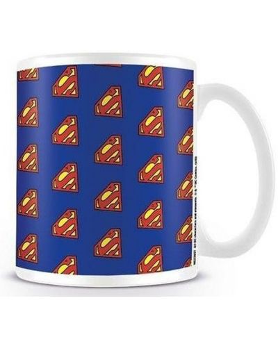 Šalica Pyramid DC Comics: Superman - Superman Logo Pattern - 1