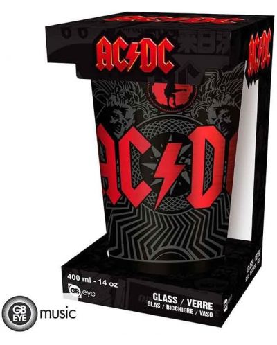 Čaša za vodu GB eye Music: AC/DC -  Black Ice, 400 ml - 2