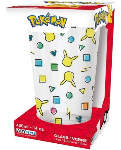 Čaša za vodu ABYstyle Games: Pokemon - Pikachu pattern - 2