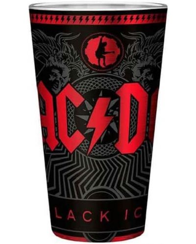 Čaša za vodu GB eye Music: AC/DC -  Black Ice, 400 ml - 1