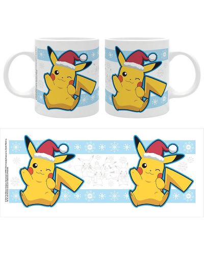 Šalica The Good Gift Games: Pokemon - Pikachu Santa Christmas - 3