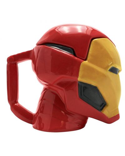 Šalica 3D ABYstyle Marvel: Iron man - Helmet (s toplinskim učinkom) - 1