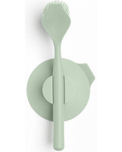 Četka za suđe s vakuumskom vješalicom Brabantia - SinkSide Jade Green, zelena - 1
