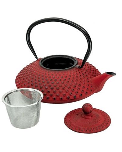 Čajnik od lijevanog željeza Bredemeijer - Xilin, 800 ml, crveni - 2