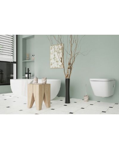 WC četkaа Inter Ceramic - Echaris, 10,5 x 36,6 cm, siva - 2