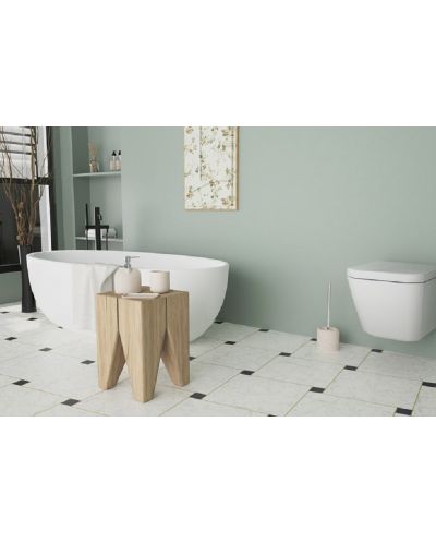 WC četka Inter Ceramic - Amelia, 12 x 10.2 x 37 cm, bež - 2