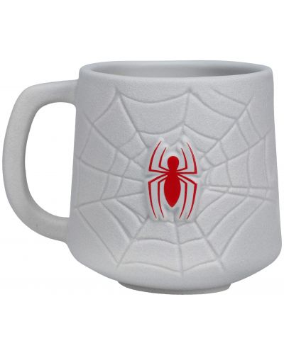 Šalica 3D Paladone Marvel: Spider-man - Logo, 450 ml - 1