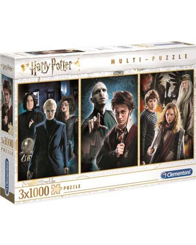 Puzzle Clementoni od 3 x 1000 dijelova - Harry Potter - 1