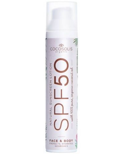 Cocosolis Sunscreen Prirodni losion za sunčanje, SPF 50, 100 g - 1
