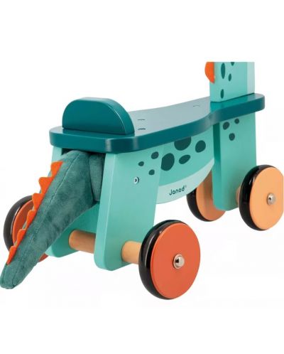 Drvena igračka za jahanje Janod - Dinosaur - 5