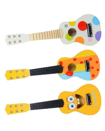 Drvena glazbena igračka Acool Toy - Gitara, asortiman - 3