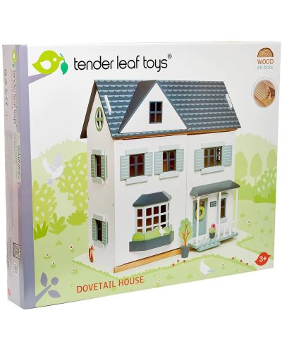 Drvena kućica za lutke Tender Leaf Toys - Dovetail House - 8