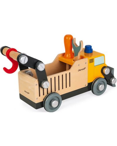 Drvena igračka Janod - Napravite kamion Diy Brico Kids - 3